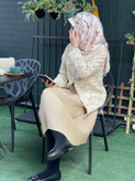 کت و دامن دانتل مارینا